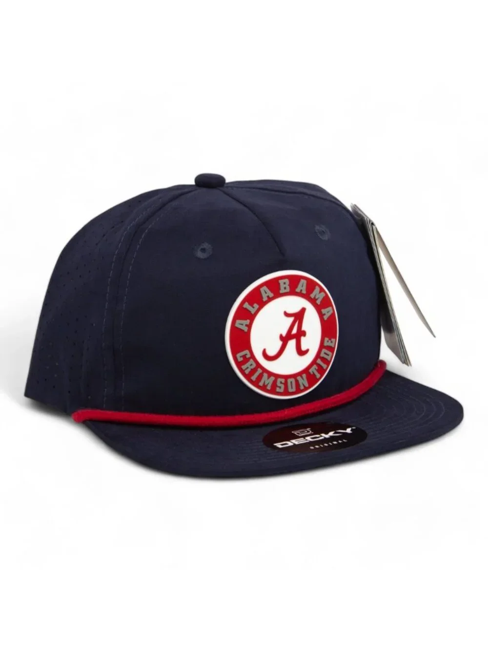 Alabama Crimson Tide 3D Perforated Rope Hat- Navy/ Red